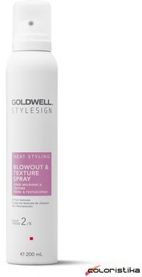 Спрей для объема и текстуры волос эластичной фиксации Goldwell Stylesign Heat Styling Blowout&Texture Spray 200 мл