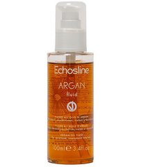 Флюїд для пошкодженого волосся з аргановою олією ECHOSLINE Vegan Argan Fluid 100мл