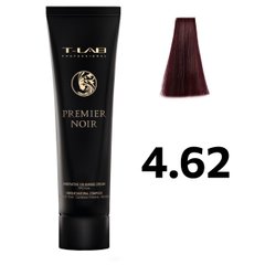 Фарба для волосся T-LAB Premier Noir 4.62 шатен екстра червоний махагон 100 мл