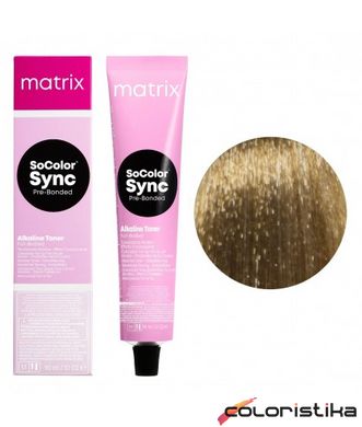 Безаміачна фарба для волосся Matrix SoColor Sync Pre-Bonded Alkaline 8WN Світлий блондин теплий натуральний 90 мл