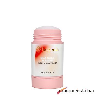 Дезодорант парфумований натуральний Bogenia Natural Deodorant Sea Salt & Sage жіночий BG429(001)