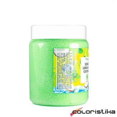 Скраб для лица и тела Top Beauty лайм и мята с кокосовым маслом 250 мл