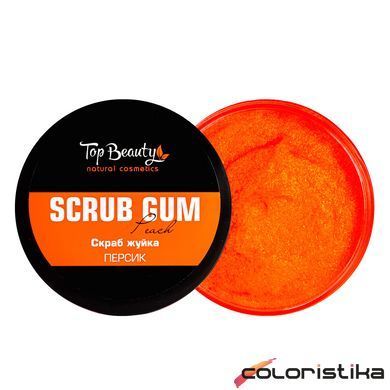 Cкраб жуйка для тіла Top Beauty з ароматом персика