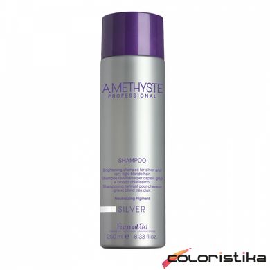 Анти-жовтий шампунь для світлого та сивого волосся FarmaVita Amethyste Silver Shampoo 250 мл