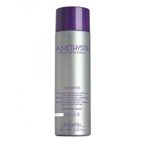 Анти-жовтий шампунь для світлого та сивого волосся FarmaVita Amethyste Silver Shampoo 250 мл