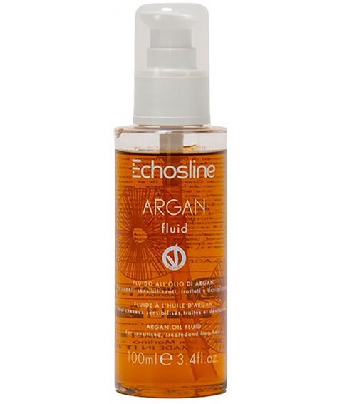 Флюид для ухода за волосами с аргановым маслом ECHOSLINE Vegan Argan Fluid 100мл