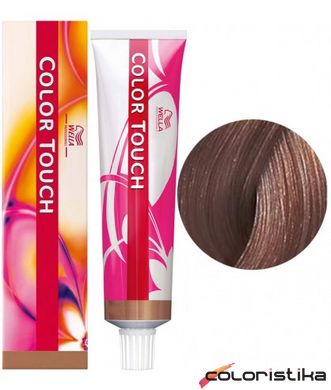 Безаміачна фарба для волосся Wella Professionals COLOR TOUCH 7/75 Середній блондин коричнево-махагоновий 60 мл