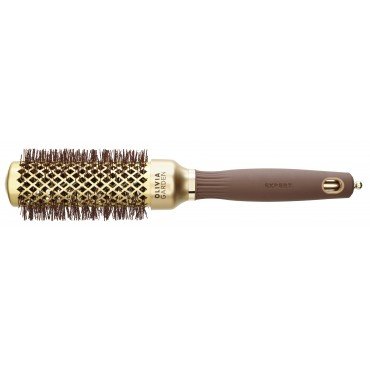 Термобрашинг Olivia Garden Expert Blowout Shine Wavy Bristles Gold&Brown 35 мм