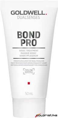 Дорожная маска для укрепления тонких и ломких волос Goldwell Dualsenses Bond Pro 50 мл