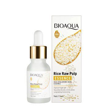 Сироватка для обличчя омолоджувальна Bioaqua Rice Raw Pulp Essence з екстрактом рису