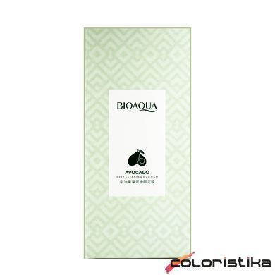 Маска для обличчя грязьова очисна Bioaqua Avocado, 7,5 мл