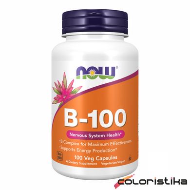 Комплекс витаминов B-100 Now Foods - 100 tabs