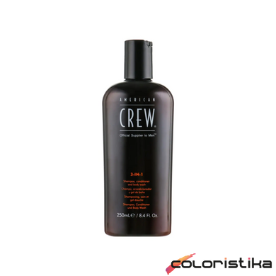 Шампунь American Crew 3 IN 1 Shampoo 250 мл