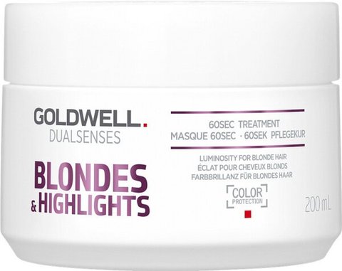 Маска анти-желтая для восстановления осветленных волос Goldwell Dualsenses Blondes&Highlights 200 мл