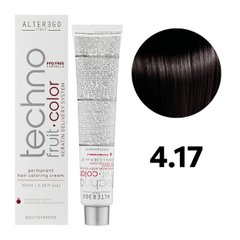 Фарба для волосся Alter Ego Technofruit Color 4.17 каштановий попілясто-коричневий 100 мл