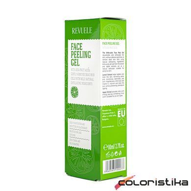 Гель пилинг для лица Revuele Face Peeling Gel with AHA Fruit Acids с витамином С 80 мл