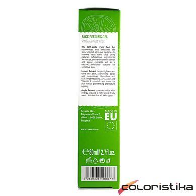 Гель пилинг для лица Revuele Face Peeling Gel with AHA Fruit Acids с витамином С 80 мл