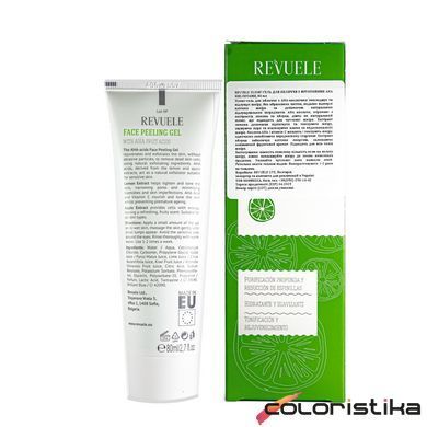 Гель пилинг для лица Revuele Face Peeling Gel with AHA Fruit Acids с витамином С 80 мл