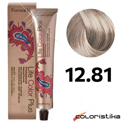 Краска для волос FarmaVita Life Color Plus 12.81 мерцающий платиновый 100 мл