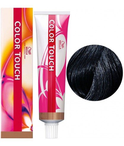 Безаммиачная краска для волос Wella Professionals COLOR TOUCH 2/0 Черный 60 мл