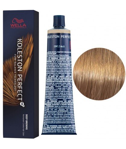 Краска для волос Wella Professionals Koleston ME 8/73 Светлый блондин коричнево золотист 60 мл