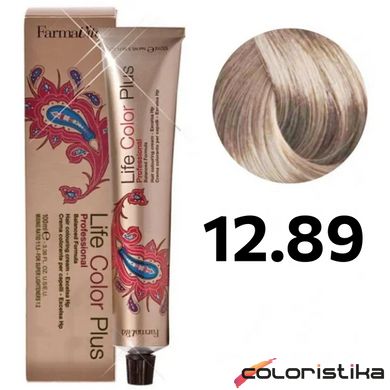 Краска для волос FarmaVita Life Color Plus 12.89 серебристый шик 100 мл