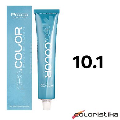 Краска для волос Pro.Co Pro.Color 10.1 блондин экстра светло-пепельный 100 мл