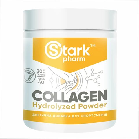 Гідролізований колаген Stark Pharm Collagen Hydrolyzed Powder - 200g