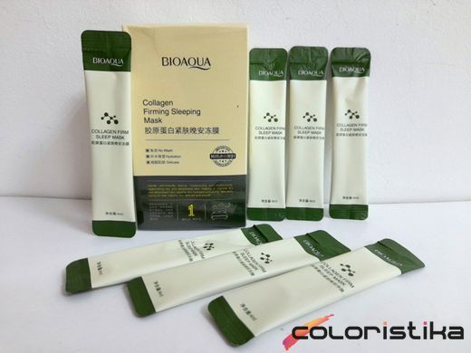 Нічна маска для обличчя омолоджуюча Bioaqua Sleeping Mask 4 мл