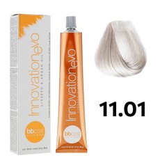 Фарба для волосся BBcos Innovation Evo 11.01 блондин дуже світлий натуральний попелястий 100 мл