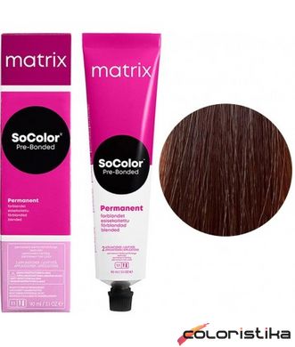 Краска для волос Matrix SoColor Pre-Bonded Permanent 6A темный блондин пепельный 90 мл