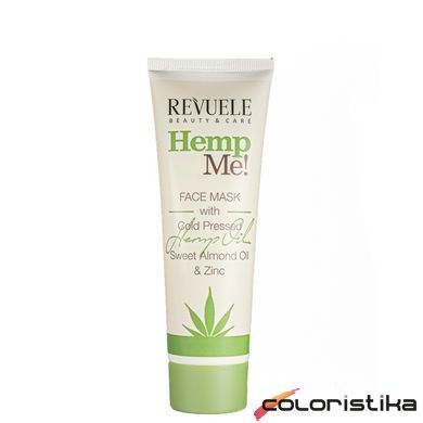 Маска для обличчя очищувальна Revuele Masca Face Hemp Me 80 мл