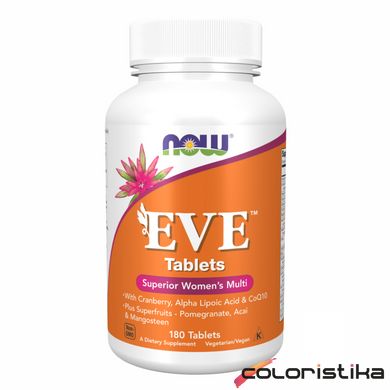 Женские мультивитамины Now Foods Eve Women's Multi - 180 tabs