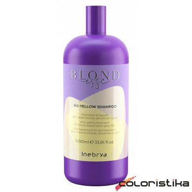 Шампунь для знебарвленого або сивого волосся Inebrya Blondesse No-Yellow Shampoo 1000 мл