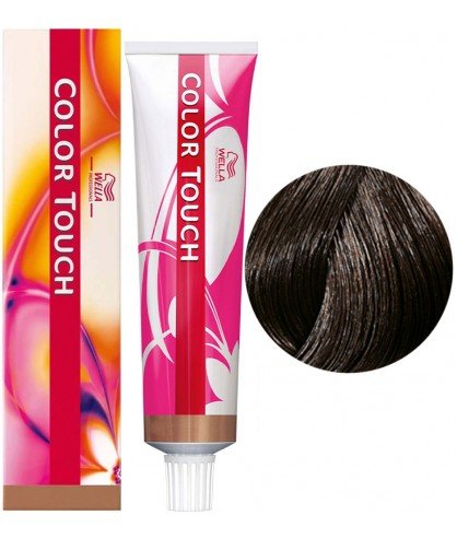 Безаммиачная краска для волос Wella Professionals COLOR TOUCH 4/0 Средний коричневый 60 мл