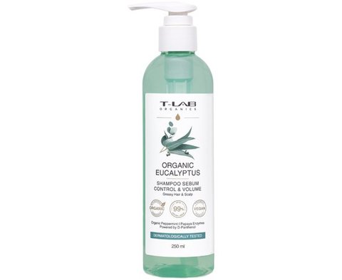 Шампунь для жирного волосся T-Lab Professional Organic Eucaliptus Shampoo 250 мл