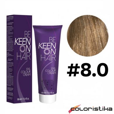 Краска для волос Keen Color Cream #8.0 интенсивный специальный блондин 100 мл