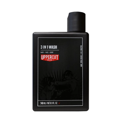 Чоловічий шампунь для волосся, тіла та обличчя 3 в 1 Uppercut Deluxe 3 in 1 Wash 240 мл