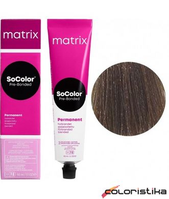 Краска для волос Matrix SoColor Pre-Bonded Permanent 6NV темный блондин натуральный фиолетовый 90 мл