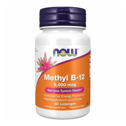 Витамин Methyl B-12 Now Foods 5000 mcg - 60 tabs