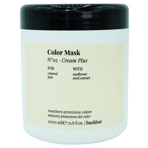 Крем-маска для окрашенных волос FarmaVita Backbar Color Mask №05 - Cream Plus 1000 мл