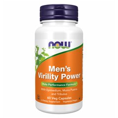 Чоловічий мультівітамінний комплекс Now Foods Men's Virility Power - 60 tabs