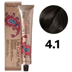 Фарба для волосся FarmaVita Life Color Plus 4.1 каштановий попелястий 100 мл