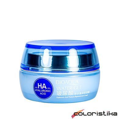 Крем для обличчя омолоджуючий Bioaqua Water Get HA з гіалуроновою кислотою BQY3955