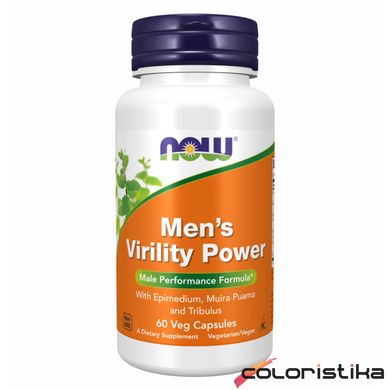 Мужской мультивитаминный комплекс Now Foods Men's Virility Power - 60 tabs