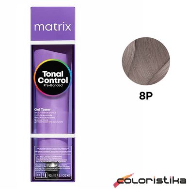 Гелевый тонер на кислотной основе Matrix Pre-Bonded Tonal Control 8P Светлый жемчужный блондин 90 мл