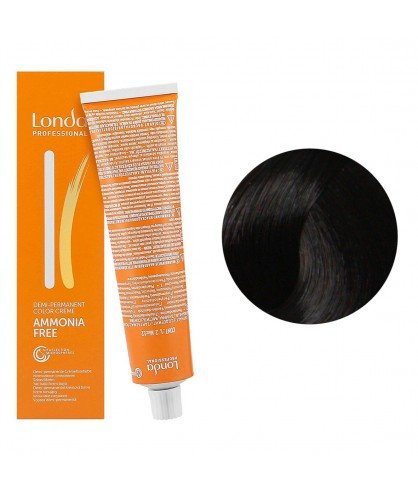 Безаммиачная краска для волос Londa Professional DEMI PERMANENT 4/77 Средне-коричневый интенсивно-коричневый 60 мл