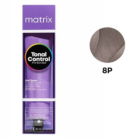 Гелевый тонер на кислотной основе Matrix Pre-Bonded Tonal Control 8P Светлый жемчужный блондин 90 мл