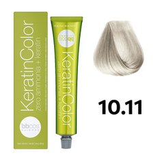 Безаміачна фарба для волосся BBcos Keratin Color 10.11 блондин екстра світлий інтенсивний попелястий 100 мл