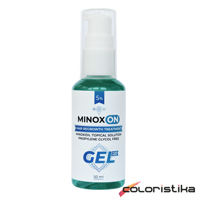 Гель против выпадения волос для мужчин Minoxon Gel (миноксидил 5%) 50 мл